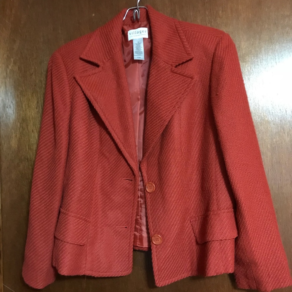 Burnt Orange Blazer - Picture 2 of 4